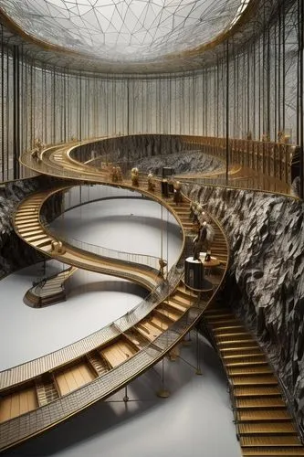 futuristic art museum,circular staircase,sky space concept,hall of nations,theater stage,winding staircase,jewelry（architecture）,staircase,winners stairs,hall of supreme harmony,eu parliament,archidaily,chinese architecture,escalator,the dubai mall entrance,amphitheater,outside staircase,theatre stage,berlin philharmonic orchestra,futuristic architecture