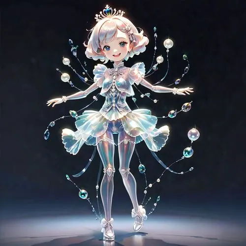 ice queen,white rose snow queen,pure quartz,stechnelke,opal,fairy galaxy,prism ball,water-the sword lily,piko,the snow queen,crystalline,cg artwork,water rose,celestial chrysanthemum,vanessa (butterfly),child fairy,ice princess,water nymph,luminous,fairy queen,Anime,Anime,General