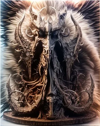 mandelbulb,fractalius,nine-tailed,sōjutsu,death god,parasite,sand art,trilobite,supernatural creature,poseidon god face,smoke art,buddhist hell,computed tomography,barong,ganesha,molten,dragon of earth,shaman,turmoil,tea art