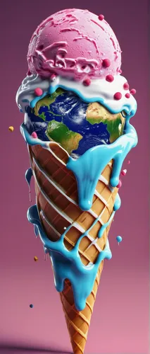 ice cream cone,neon ice cream,ice cream icons,pink ice cream,ice-cream,frozen dessert,ice cream,icecream,sweet ice cream,geography cone,global warming,colored icing,planet eart,soft ice cream,globe,yard globe,iced-lolly,planet,globe flower,ice creams,Illustration,Realistic Fantasy,Realistic Fantasy 07