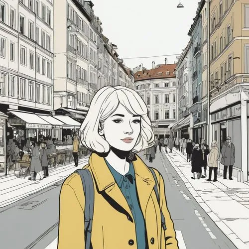 parisienne,mirabelle,parisian,freewheelin,nodame,lyon,Illustration,Vector,Vector 10