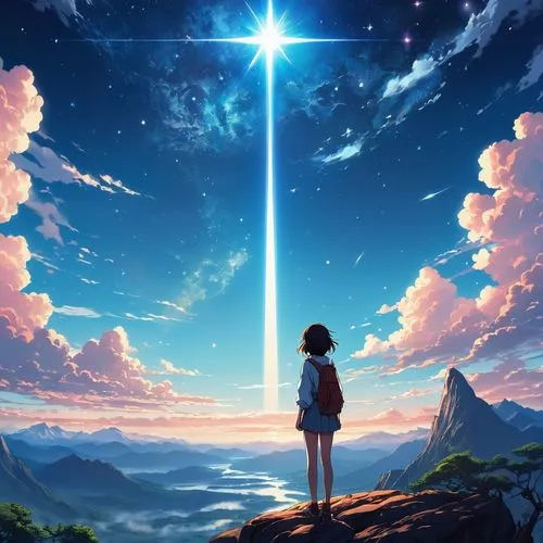 star sky,starbright,tanabata,cielo,kumiko,fantasia,starsight,beam of light,sky,falling star,luminous,horizon,beam,starlight,cosmos,celestial,the pillar of light,beautiful wallpaper,moon and star background,the horizon,Photography,General,Realistic