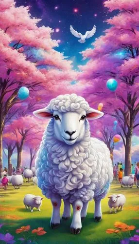 wool sheep,sheep portrait,the sheep,sheep knitting,sheep,shoun the sheep,male sheep,counting sheep,shear sheep,sleepy sheep,easter lamb,two sheep,sheared sheep,ewe,sheep head,spring background,wild sheep,flock of sheep,sheeps,lamb,Illustration,Realistic Fantasy,Realistic Fantasy 20