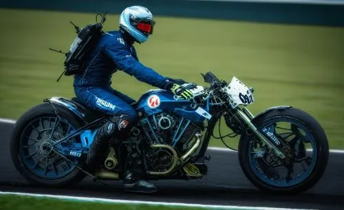 a motorcycle is leaning down on the road,kirkstead,donington,ecurie,blue motorcycle,thruxton,silverstone,Photography,Documentary Photography,Documentary Photography 14