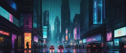 cyberpunk,cybercity,bladerunner,cybertown,cyberscene,tokyo city,shinjuku,cityscape,futuristic landscape,tokyo,neuromancer,metropolis,cyberworld,polara,colorful city,guangzhou,shanghai,fantasy city,futuristic,sci fiction illustration,Illustration,Realistic Fantasy,Realistic Fantasy 15