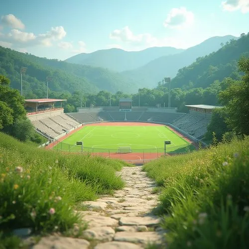 baseball field,baseball stadium,cullowhee,athletic field,stadiums,baseball diamond,ballpark,prattsville,football field,soccer field,appalachian,centerfield,football stadium,ballfield,forest ground,rockbridge,outfields,cryengine,appalachia,pikeville,Photography,General,Realistic