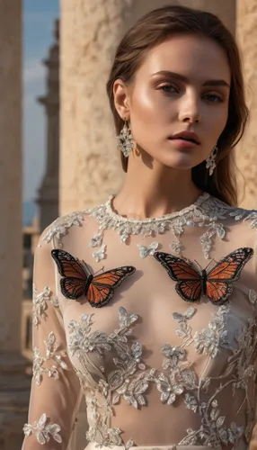 ((Masterpiece, best quality,edgQuality)),
(butterfly_top:0.8),edgCrystal, woman wearing a ([dress made of crystals,edgCrystal| butterfly_top, butterfly design embroidery]::0.5), 
 <lora:edgCrystalButt