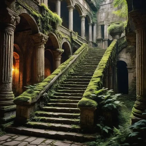 labyrinthian,ellora,angkor,ruinas,angkor wat temples,hall of the fallen,ranakpur,matthiessen,ancient city,angkor wat,ajanta,escaleras,conques,ruins,theed,ancient buildings,escalera,chhatris,crypts,bomarzo,Photography,Fashion Photography,Fashion Photography 07