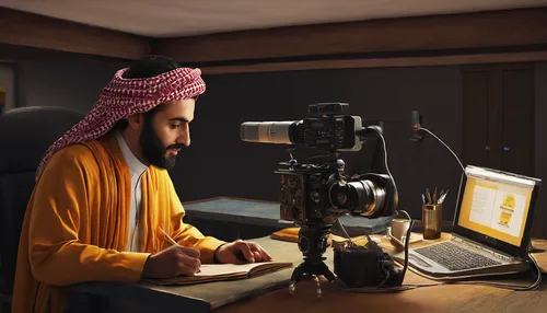 the local administration of mastery,al jazeera,digital compositing,student with mic,arabic coffee,digitization of library,microphone wireless,online course,audio engineer,sheikh,radio network,arabic background,man with a computer,3d albhabet,sheikh zayed,watchmaker,arab,united arab emirate,night administrator,podcast,Conceptual Art,Daily,Daily 27