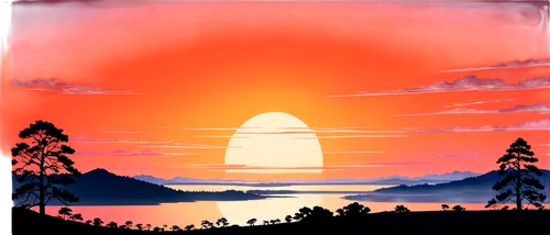 mountain sunrise,dusk background,uluru,menhir,rising sun,earth rise,sunset,landscape background,gondola,alpine sunset,an island far away landscape,map silhouette,house silhouette,coast sunset,sunrise,kumano,thatgamecompany,earthbound,dusk,senja,Illustration,Vector,Vector 09