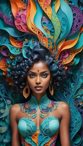 moana,medusa,fantasy portrait,world digital painting,mermaid background,bodypainting,mermaid vectors,radha,hula,fantasy art,body painting,siren,digital art,fairy peacock,polynesian girl,digital painting,psychedelic art,african american woman,digital artwork,polynesian,Photography,Artistic Photography,Artistic Photography 15