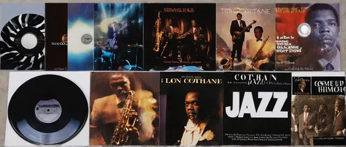 Ten Coltrane Albums Every Jazz Fan Should Own,piano books,jazz silhouettes,music books,jazz,box set,vinyl records,art tatum,compact discs,music book,discs vinyl,vinyls,marsalis,black music note,cd cas