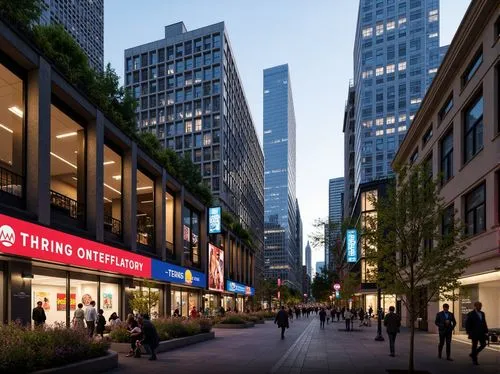 tishman,tribeca,new york streets,5th avenue,citigroup,shopping street,citycenter,renderings,hudson yards,business district,metrotech,wnyc,citibank,citimortgage,midmarket,yorkville,thestreet,nytr,streetscape,midtown