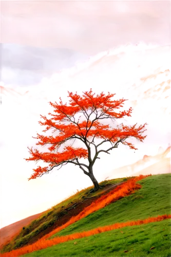 red tree,isolated tree,lone tree,landscape background,landscape red,maple tree,tangerine tree,orange tree,burning bush,autumn tree,scarlet oak,flourishing tree,deciduous tree,red maple,the japanese tree,autumn background,watercolor tree,background vector,colorful tree of life,painted tree,Conceptual Art,Oil color,Oil Color 10