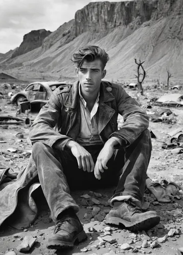 james dean,gregory peck,bodie,vietnam veteran,elvis presley,war correspondent,rifleman,iwo jima,stalingrad,miner,ronald reagan,frank sinatra,maureen o'hara - female,film actor,western film,john day,50s,che guevara,1952,fury,Photography,Black and white photography,Black and White Photography 13