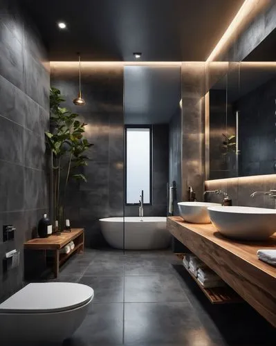 modern minimalist bathroom,luxury bathroom,bath room,interior modern design,bathroom,modern decor,ensuite,bagno,banyo,interior design,washroom,contemporary decor,3d rendering,bathtub,modern style,modern room,barrooms,bathrooms,luxury home interior,black bamboo,Photography,Artistic Photography,Artistic Photography 15