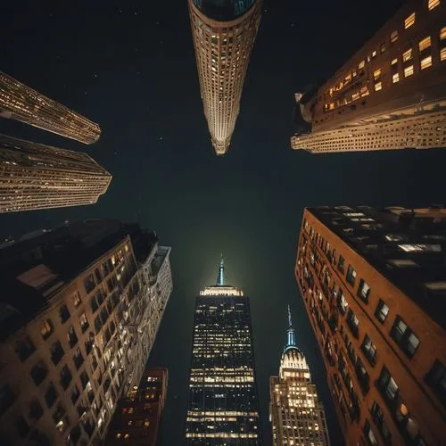 tribute in light,skyscrapers,above the city,chrysler building,vertigo,skycraper,1 wtc,1wtc,city at night,city lights,citylights,tall buildings,skyscraper,cityscape,metropolis,wtc,manhattan,high-rises,night photography,the skyscraper,Photography,General,Cinematic