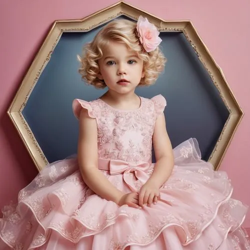 little girl in pink dress,little girl dresses,shirley temple,doll dress,childrenswear,little princess,jonbenet,vintage doll,pink bow,principessa,doll looking in mirror,minirose,princesa,children's photo shoot,simonetta,model doll,princess sofia,eloise,prinses,little girl fairy,Photography,Documentary Photography,Documentary Photography 06