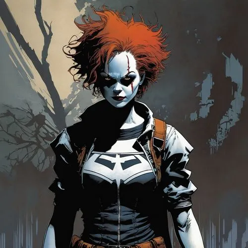 pennywise,mcniven,bachalo,rahne,huntress,domino,Illustration,American Style,American Style 06