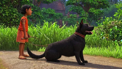 mowgli,black shepherd,mulan,jiji the cat,laika,animal film,russo-european laika,felidae,boy and dog,dog and cat,canis panther,pet black,agnes,domestic short-haired cat,cat tail,companion dog,schipperke,ritriver and the cat,howl,she-cat,Art,Classical Oil Painting,Classical Oil Painting 23