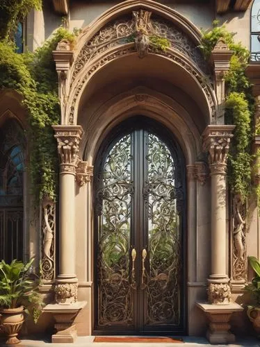 garden door,driehaus,entryway,entryways,landscape designers sydney,casa fuster hotel,front door,wrought iron,ornamental dividers,doorways,italianate,doorkeepers,entranceway,filoli,brownstone,luxury property,woollahra,rosecliff,garden design sydney,villa balbianello,Conceptual Art,Sci-Fi,Sci-Fi 06