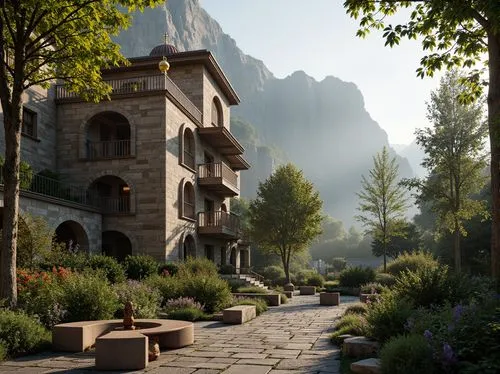 mountain settlement,rivendell,alpine village,mountain village,theed,riftwar,oberland,cryengine,sansar,riverwood,rendalen,house in the mountains,gondolin,zermatt,mountain valley,ahwahnee,kotor,sse,tirith,house in mountains