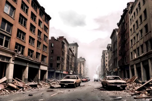 post-apocalyptic landscape,apocalyptic,post apocalyptic,apocalypso,destroyed city,apocalyptically,apocalypses,doomsday,razed,war zone,apocalypticism,cloverfield,cloverland,apocalypse,homs,end of the world,destruction,the end of the world,compositing,devastations,Conceptual Art,Fantasy,Fantasy 31