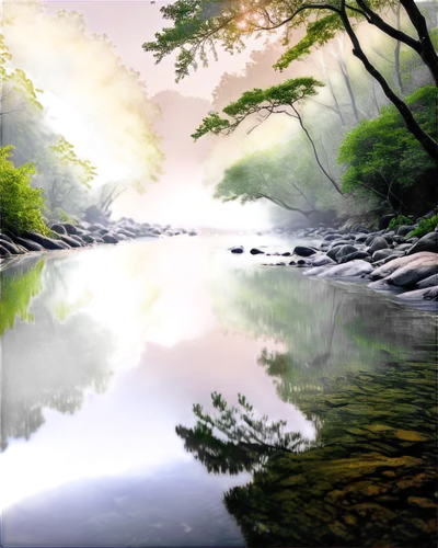 overpainting,watercolor background,river landscape,waterscape,world digital painting,japan landscape,landscape background,photo painting,water scape,digital painting,tranquility,calm water,nature background,clear stream,fantasy landscape,painterly,shaoming,forest landscape,brook landscape,tranquillity,Conceptual Art,Daily,Daily 02