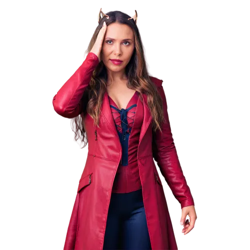 scarlet witch,red coat,trench coat,coat,overcoat,bolero jacket,jacket,menswear for women,female doctor,old coat,red tunic,women's clothing,velvet,maroon,coat color,long coat,silk red,olallieberry,women clothes,arrow set,Photography,General,Cinematic