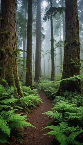 spruce forest,coniferous forest,foggy forest,forest path,fir forest,old-growth forest,elven forest,forest floor,redwoods,green forest,tropical and subtropical coniferous forests,forest glade,temperate coniferous forest,enchanted forest,fairytale forest,forest landscape,germany forest,fairy forest,northwest forest,spruce-fir forest,Photography,General,Realistic