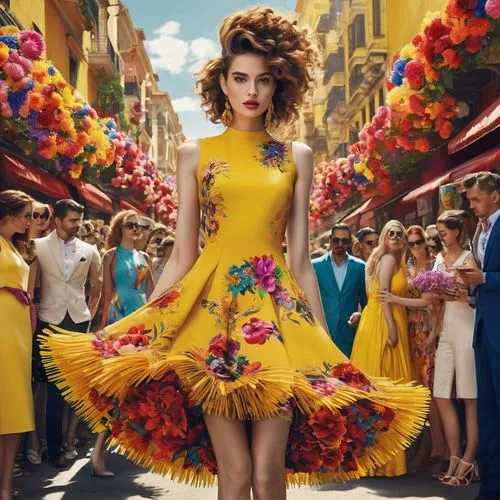 plumosa,pompoms,floricienta,flower wall en,campanella,marmosa,girl in flowers,kahlo,kangna,pollina,philomena,marigolds,kangana,mimosa,rosalinda,brazil carnival,almodovar,wreath of flowers,jolin,florido,Photography,Fashion Photography,Fashion Photography 01