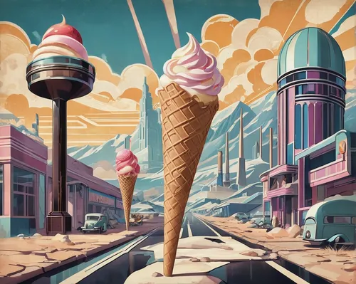 soft serve ice creams,ice cream cones,ice creams,ice-cream,pink ice cream,ice cream cone,ice cream shop,ice cream icons,ice cream parlor,icecream,ice cream,sweet ice cream,ice cream van,kawaii ice cream,retro diner,ice cream stand,ice cream on stick,neon ice cream,woman with ice-cream,futuristic landscape,Illustration,Vector,Vector 18