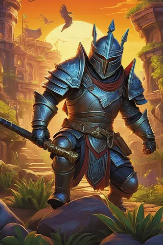 dane axe,knight armor,paladin,dwarf sundheim,fantasy warrior,centurion,castleguard,knight,armored animal,armored,knight festival,wall,armor,iron mask hero,crusader,lone warrior,knight village,broadaxe,armour,paysandisia archon,Art,Artistic Painting,Artistic Painting 50