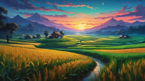 rice fields,ricefield,yamada's rice fields,landscape background,rice field,the rice field,rice terrace,salt meadow landscape,rural landscape,fantasy landscape,farm landscape,rice paddies,meadow landscape,mountainous landscape,wheat field,mountain landscape,rice terraces,paddy field,beautiful landscape,japan landscape,Photography,General,Natural