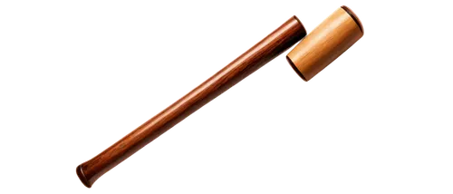 Baseball bat, wooden material, brown texture, smooth surface, rounded handle, thick barrel, metal knob, worn grip tape, slight scratches, morning sunlight, soft focus, 3/4 composition, shallow depth o