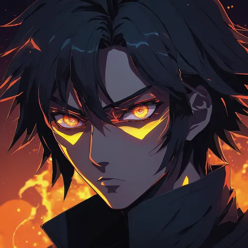 fire eyes,fire devil,fire background,embers,burning,glare,smouldering torches,black crow,flame spirit,fire red eyes,phoenix,crow,burning earth,burning hair,fire master,flame robin,spark fire,lance,flame of fire,blaze,Illustration,Realistic Fantasy,Realistic Fantasy 36