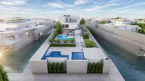 baladiyat,saadiyat,residencial,cube stilt houses,infinity swimming pool,mayakoba,Common,Common,Natural