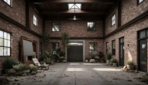 eveleigh,courtyards,brickworks,middleport,courtyard,linthouse,inside courtyard,brick house,abandoned factory,backhouse,lofts,brownfield,brickyards,render,warehouse,old factory,old brick building,redbrick,loft,workhouse