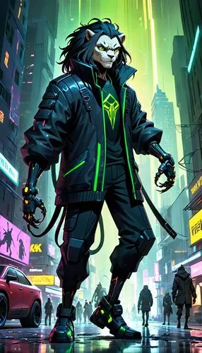 cyberpunk,cyber,sci fiction illustration,streampunk,electro,renegade,pedestrian,game illustration,wuhan''s virus,wasabi,noodle image,cg artwork,high-visibility clothing,neon,green goblin,matrix,cybernetics,concept art,cyberspace,reptillian,Anime,Anime,Cartoon