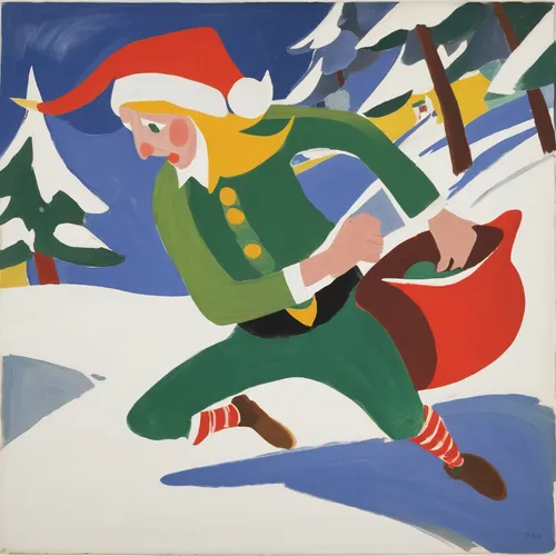 nordic christmas,nordic skiing,skijoring,cross-country skier,cross-country skiing,ski cross,ski race,christmas skiing,winter sports,olle gill,telemark skiing,skiers,alpine skiing,nordic combined,cross country skiing,skier,christmas woman,winter sport,piste,sledding,Art,Artistic Painting,Artistic Painting 41