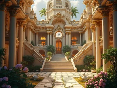 theed,marble palace,conservatory,neoclassical,the threshold of the house,hall of the fallen,baroque,palladianism,grandeur,neoclassic,neoclassicism,celsus library,palaces,ancient city,parnassus,grand master's palace,cochere,pillars,palace,arcadia,Photography,General,Realistic