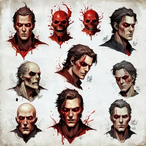 splicers,madhouses,hannibalsson,lecter,zombies,villanos,Unique,Design,Character Design