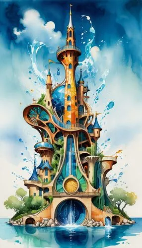 dubailand,atlantica,fantasy city,fantasy world,water park,imaginationland,Unique,Design,Infographics