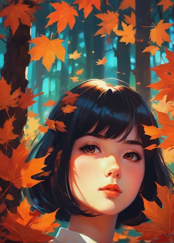 autumn background,autumn icon,autumn theme,autumn,autumn forest,girl with tree,autumn frame,fall leaves,light of autumn,autumn leaves,autumn light,digital painting,the autumn,portrait background,in the fall,japanese sakura background,just autumn,autumnal,autumn idyll,autumn day,Conceptual Art,Fantasy,Fantasy 19