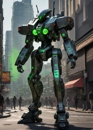 mech,evangelion mech unit 02,cybertronian,hawken,metallo,cyberpatrol,Illustration,American Style,American Style 03