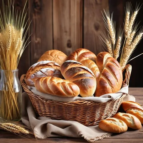 breadbasket,bread basket,einkorn wheat,bread wheat,dinkel wheat,durum wheat,pane carasau,bread recipes,schnecken,wheat ears,breads,types of bread,farmers bread,bakery products,strands of wheat,whole-wheat flour,gluten,basket wicker,grain bread,fresh bread,Photography,General,Realistic