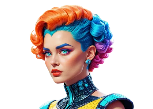 pompadour,transistor,pompadours,dazzler,liara,vector girl,fashion vector,retro woman,world digital painting,pompadoured,digital painting,liora,positronium,bouffant,retro girl,nefertiti,fantasy portrait,zenonas,krita,replicant,Conceptual Art,Sci-Fi,Sci-Fi 29