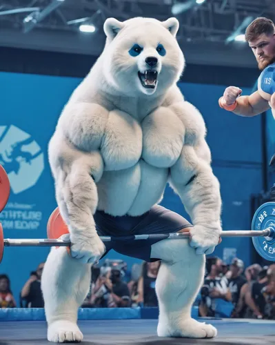 A furry convention gets surprisingly thicc when a weightlifting competition is added.,the sports of the olympic,nordic bear,olympic summer games,2016 olympics,pyeongchang,sochi,tokyo summer olympics,r