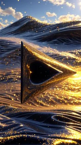 refraction,interstellar bow wave,water waves,wave pattern,ripples,morning illusion,reflection of the surface of the water,wind wave,refractive,sun reflection,soundwaves,gold spangle,fractals art,fluid flow,waves circles,waveform,triangles background,water surface,light fractal,sand waves