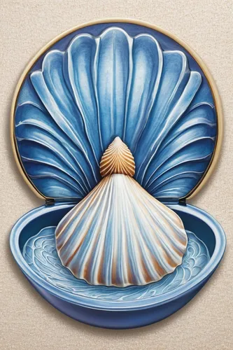 blue sea shell pattern,scallop,sea shell,bivalve,sfogliatelle,seashell,clam shell,chambered nautilus,clamshell,water lily plate,baltic clam,seashells,abalone,watercolor seashells,beach shell,decorative plate,blue and white porcelain,nautilus,deep sea nautilus,shell,Illustration,Abstract Fantasy,Abstract Fantasy 21